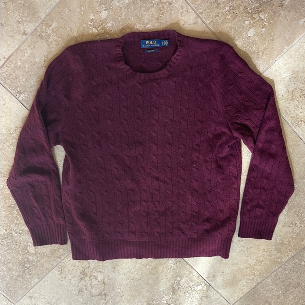 Polo by Ralph Lauren Cashmere Cableknit Sweater